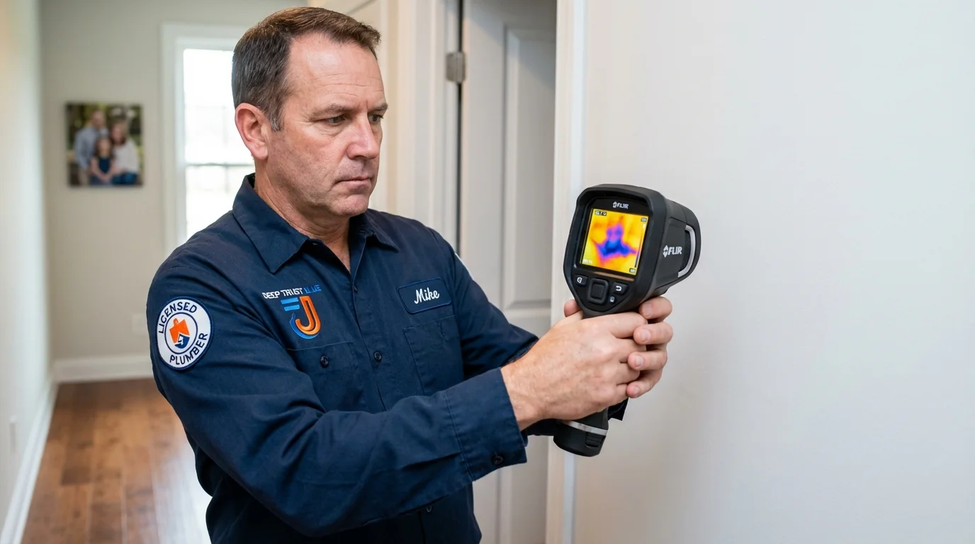 Thermal imaging leak detection by Johns Plumbing LLC in Mead